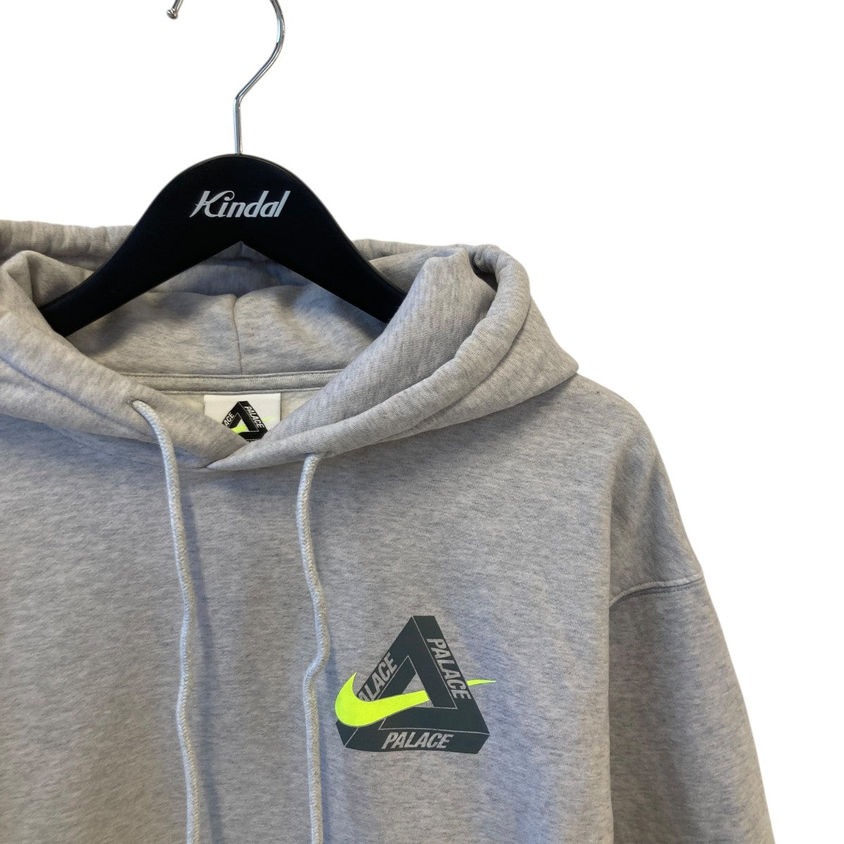 PALACE×NIKE PALACE NIKE TRI SWOOSH HOODパーカー ライトグレー