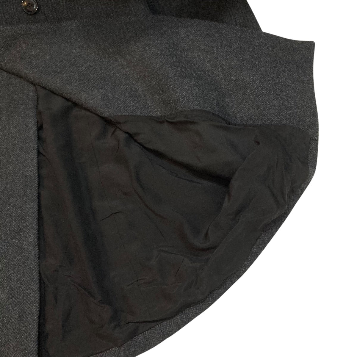 COMOLI(コモリ) ウールヘリンボーン ダブルチェスターコート Y03-04022