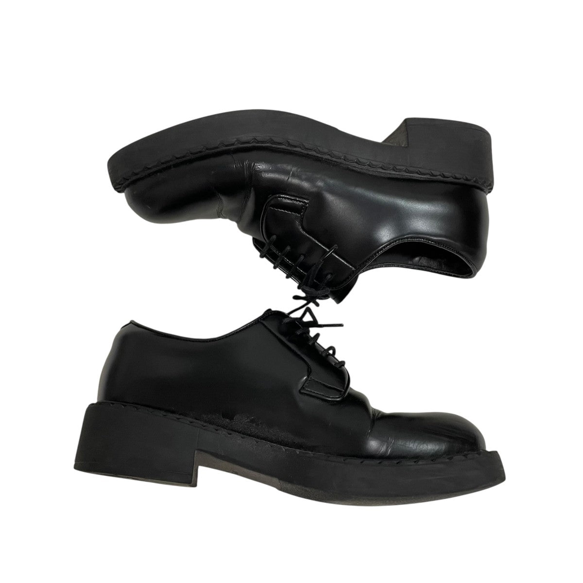 PRADA(プラダ) レザーシューズDNC713 DNC713 ブラック サイズ 36