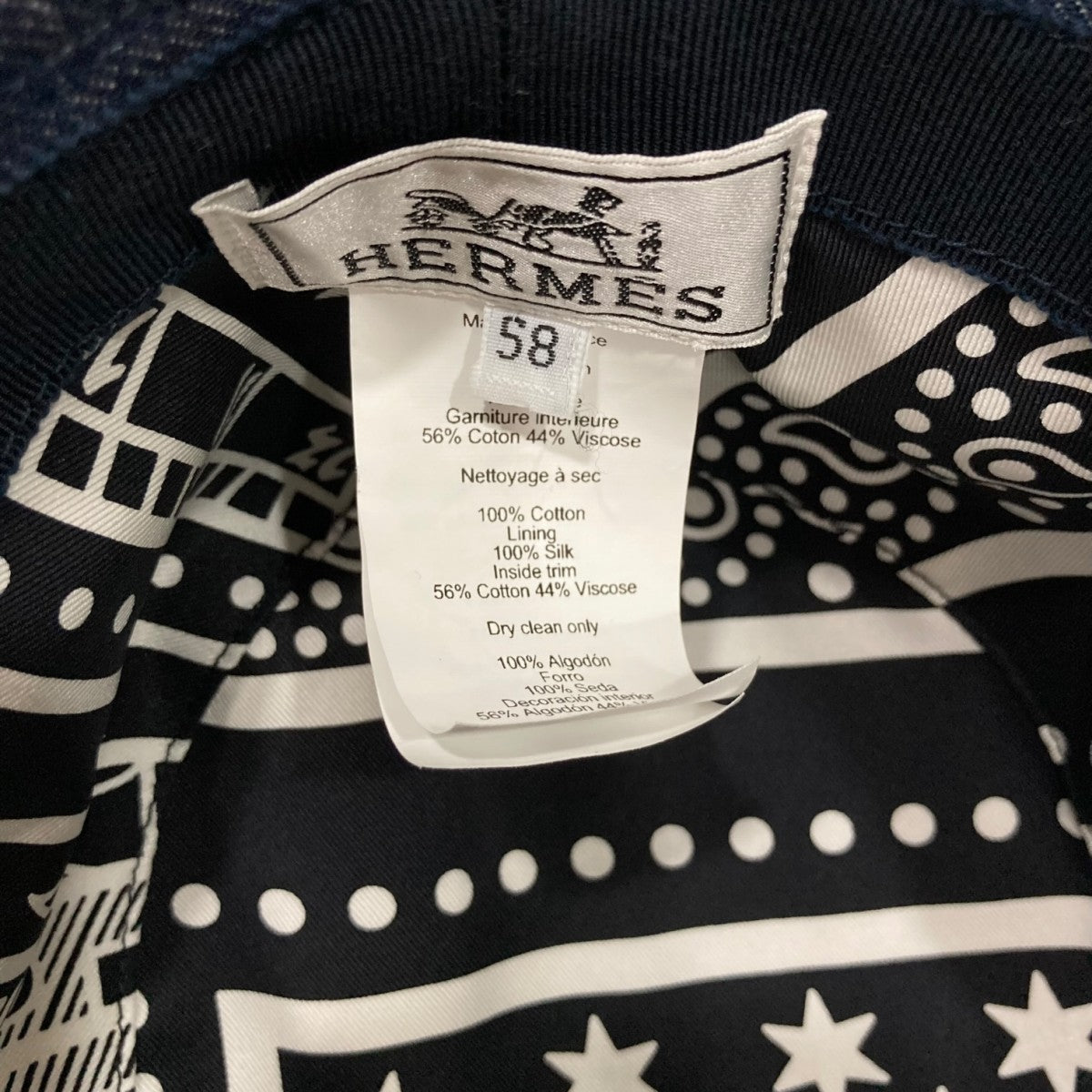 HERMES(エルメス) デニムハット サイズ 58｜【公式】カインドオル