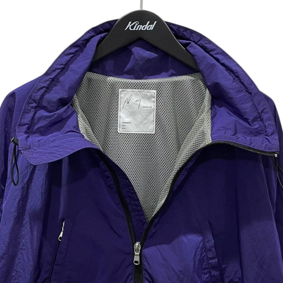 ANCELLM(アンセルム) 25SS ハーフジップナイロンジャケット NYLON