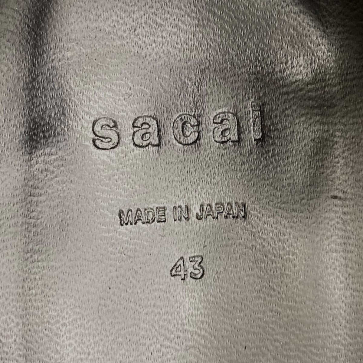 sacai(サカイ) Oxford Shoesレザーシューズ ブラック サイズ 43