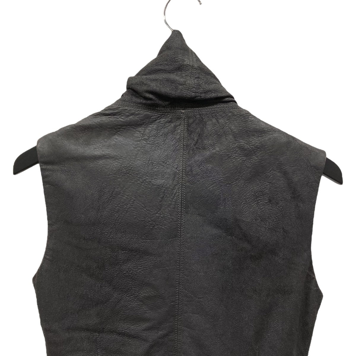 RICK OWENS(リックオウエンス) Leather Biker VestレザーベストRP8713
