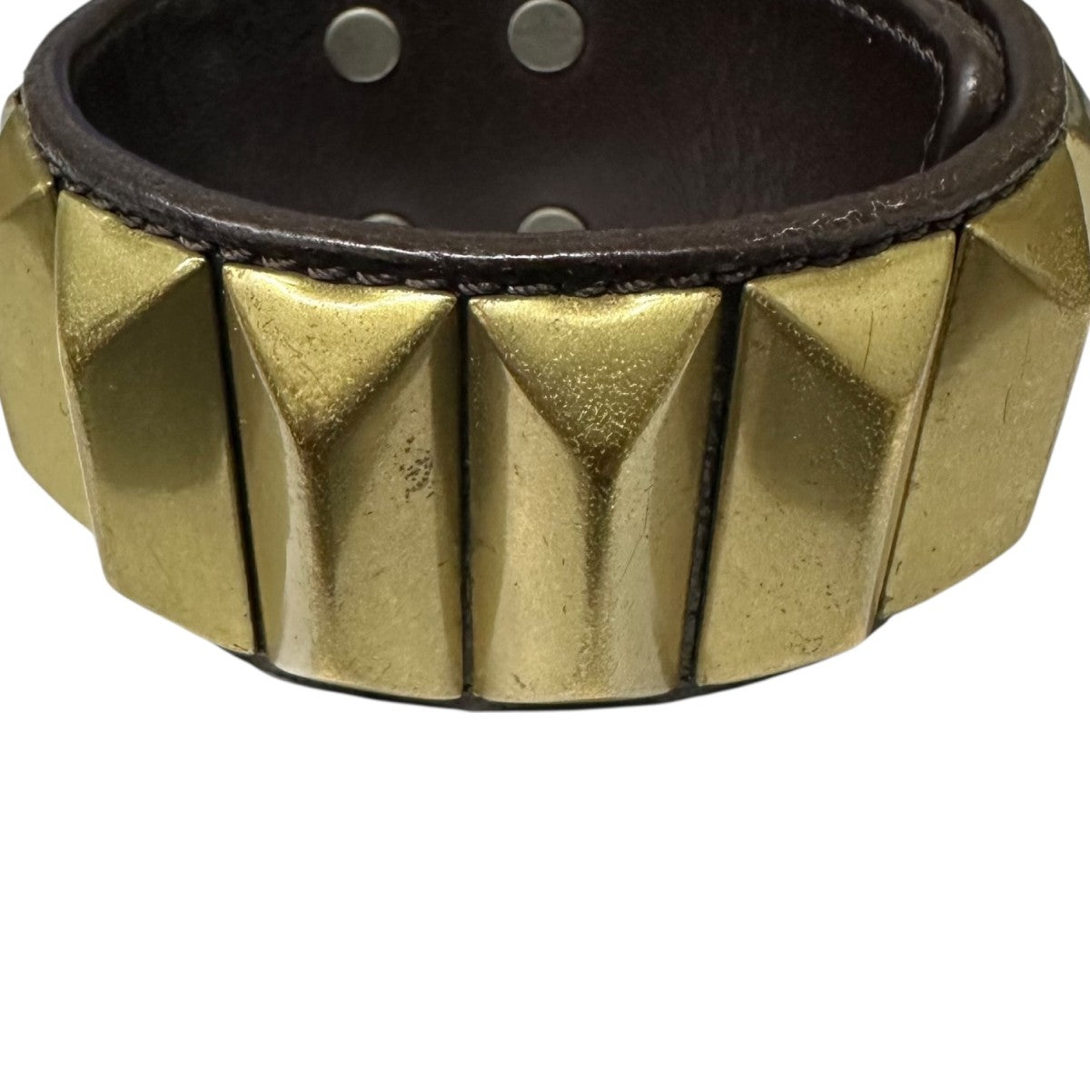 UNDERCOVER(アンダーカバー) スタッズレザーブレスバングルUC1D4A02 F