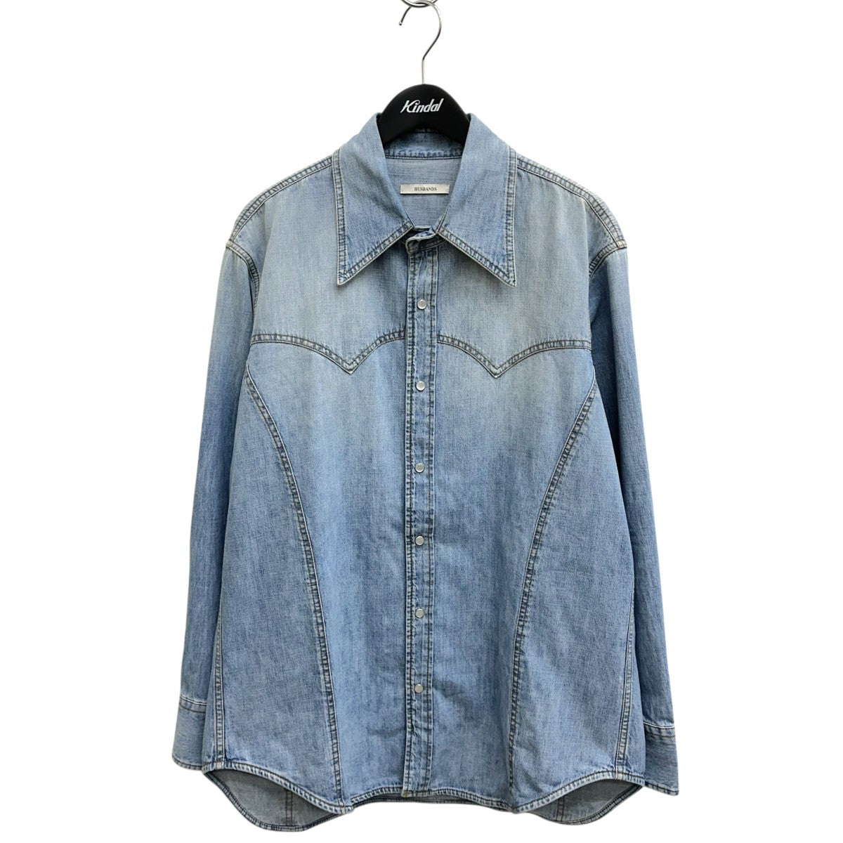 HUSBANDS(ハズバンズ) western shirt in denim H12ELE CWWN CO BLDE