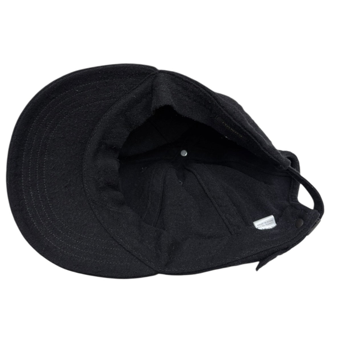 COMOLI(コモリ) SILK NEP CAPキャップZ01-07003 Z01-07003 ブラック