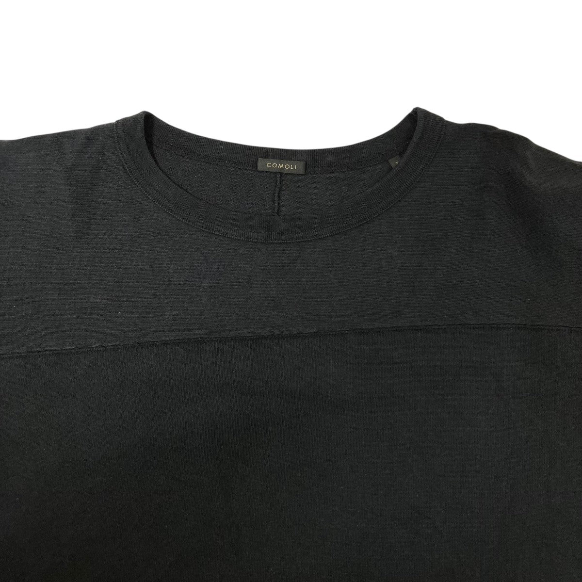 COMOLI(コモリ) フットボールTシャツX01-05005 X01-05005 ブラック