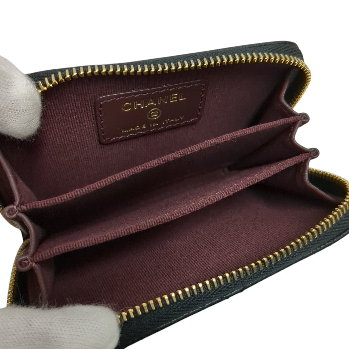 CHANEL(シャネル) クラシック ジップコインパース P8****** ブラック