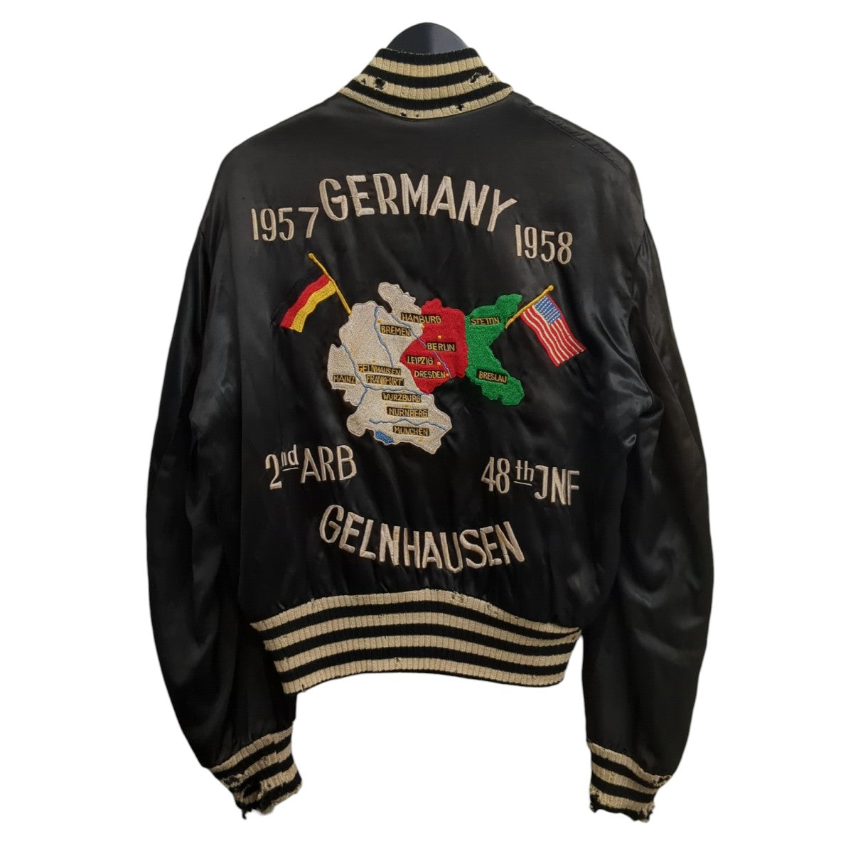 VINTAGE(ヴィンテージ) 50s GERMANY スーベニア サテンスカジャン