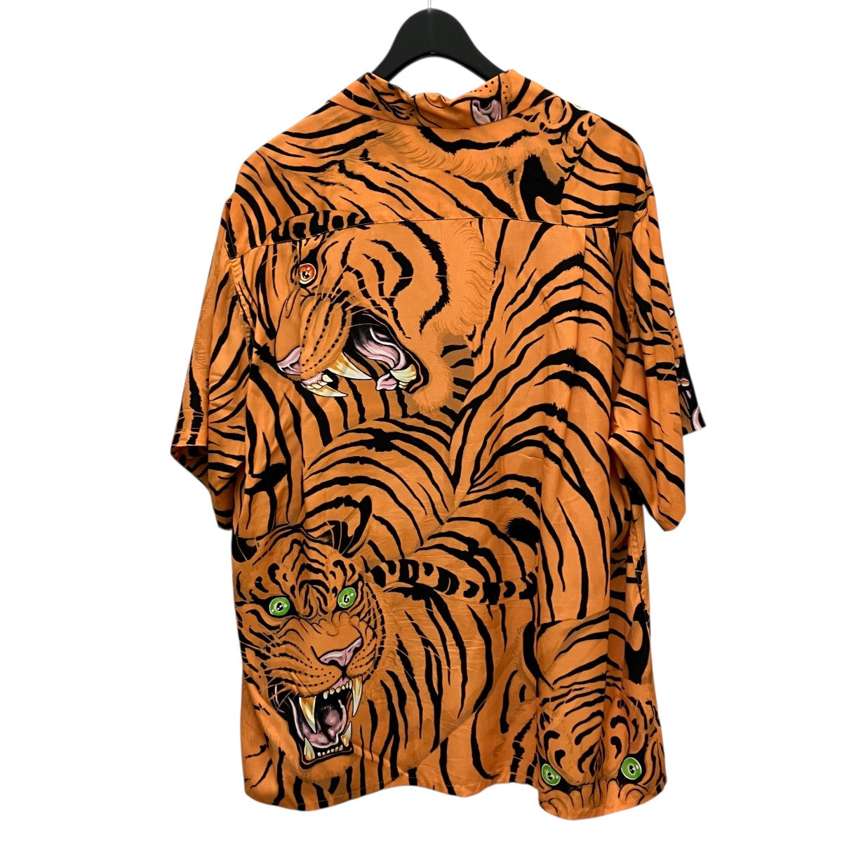 WACKO MARIA(ワコマリア) 22SS虎柄アロハシャツ オレンジ サイズ L