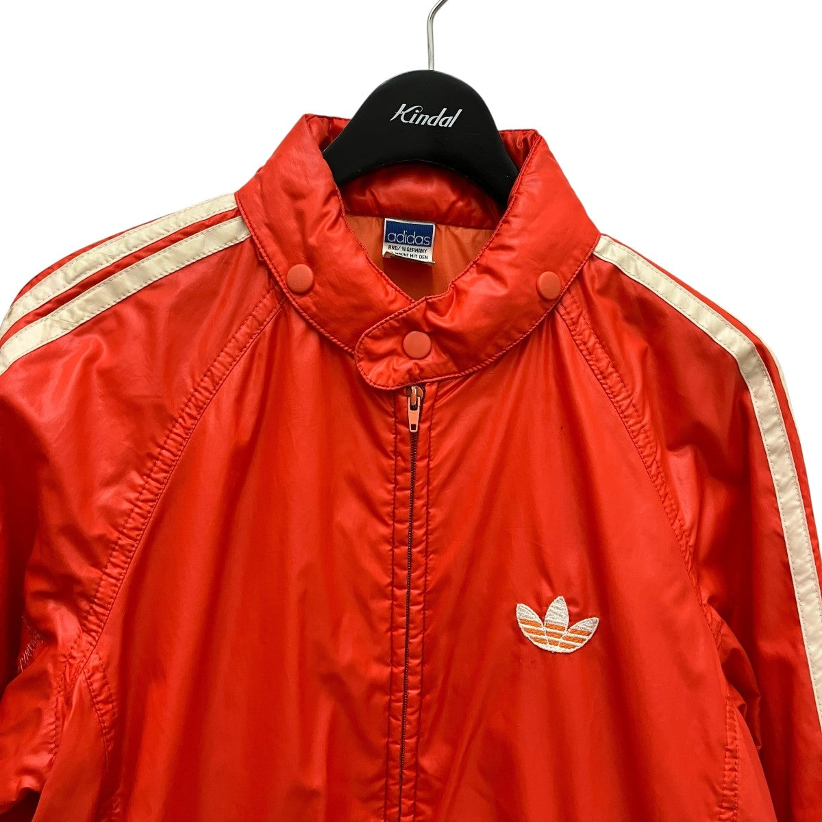 adidas(アディダス) 70's vintageナイロンジャケット オレンジ サイズ