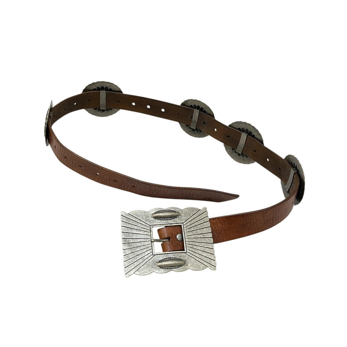 RRL(ダブルアールエル) コンチョベルト ブラウン サイズ 32｜【公式