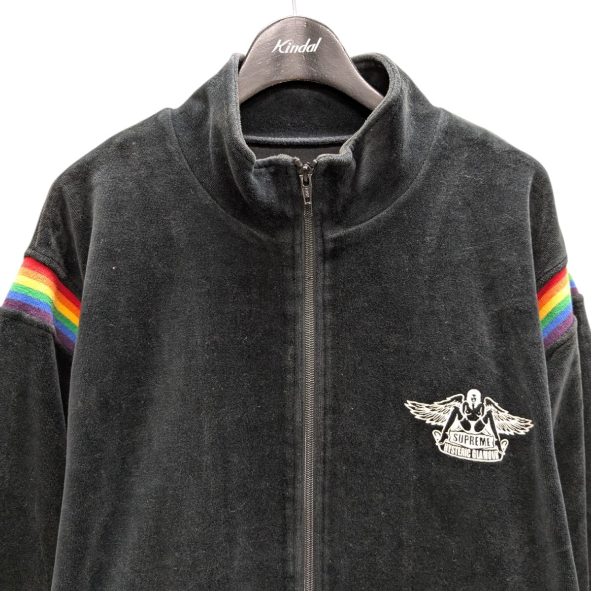 SUPREME×Hysteric Glamour Velour Track Jacketベロアジップジャケット