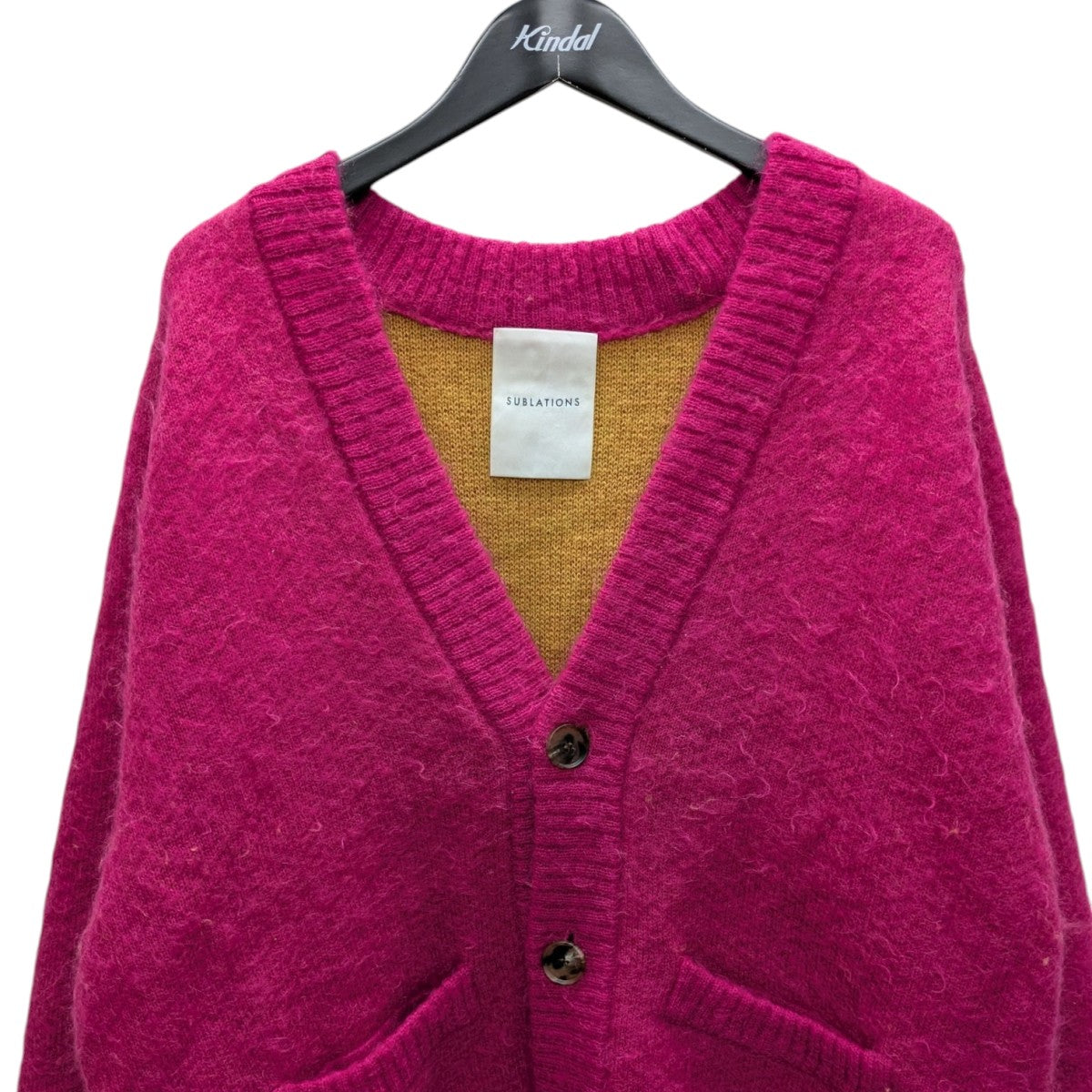 SUBLATIONS(サブレーション) LOW SILHOUETTE MOHAIR CARDIGAN ．07