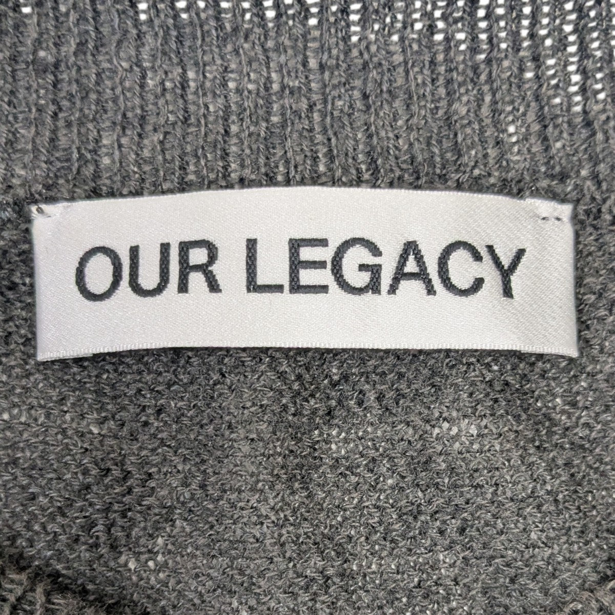 OUR LEGACY(アワーレガシー) 【 RUE V-NECK】 Vネックニット M2253RNG