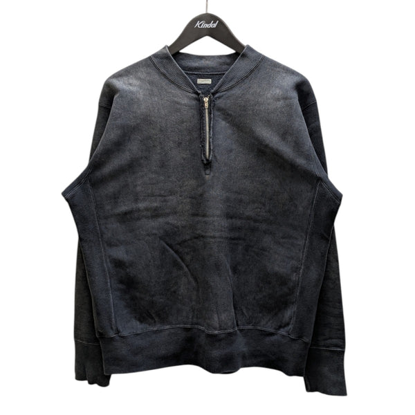 A．PRESSE(アプレッセ) 25AWVintage Half Zip Rib Collar Sweatshirt