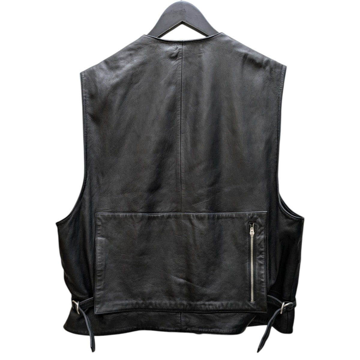 Supreme(シュプリーム) 25SSLeather Cargo Vestレザーベスト ブラック