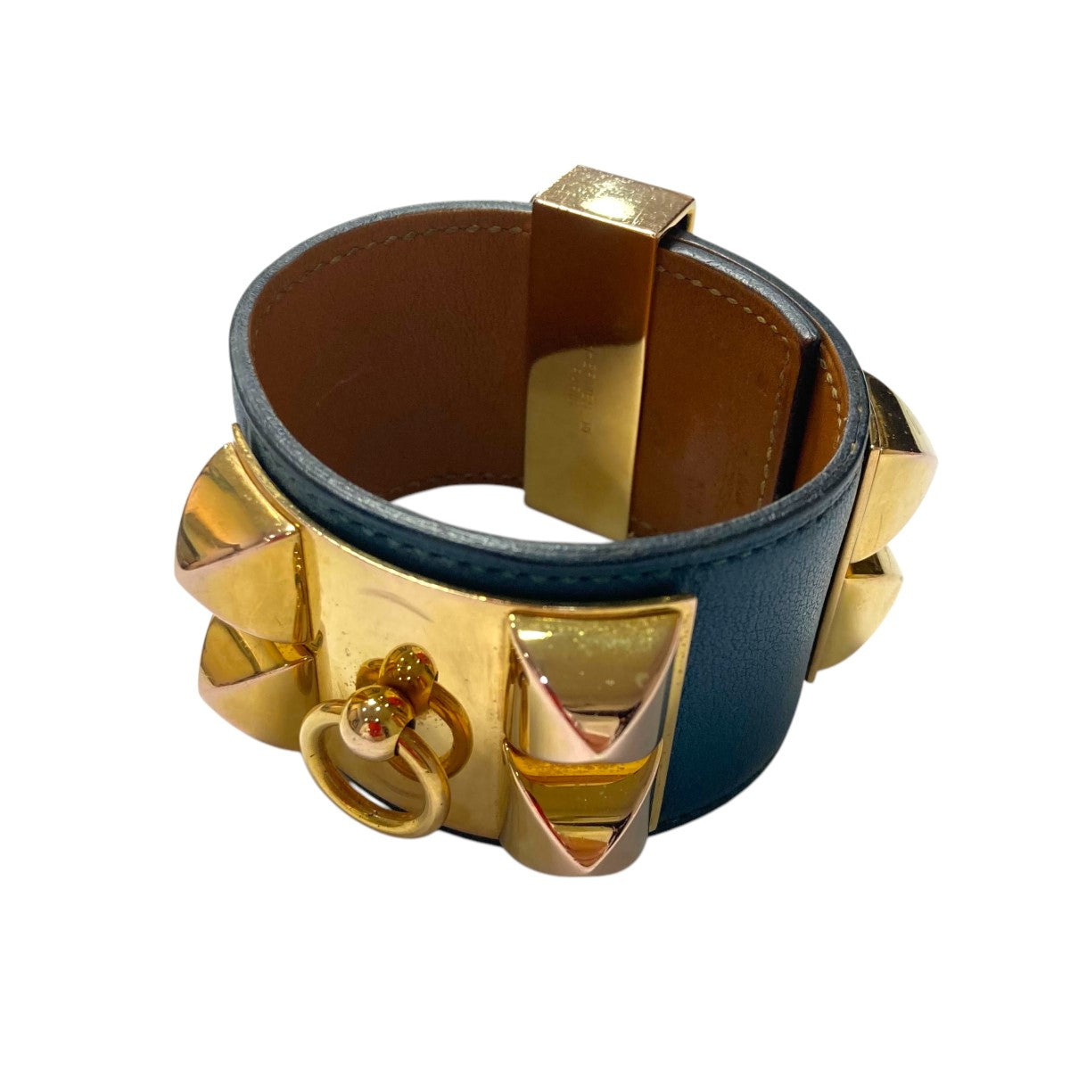 HERMES(エルメス) T刻印コリエドシアン ブレスレット ネイビー｜【公式