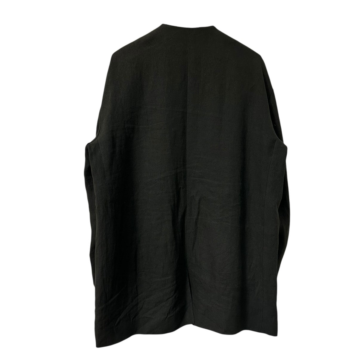 Cristaseya(クリスタセヤ) 和紙ノーカラージャケット グレー サイズ M