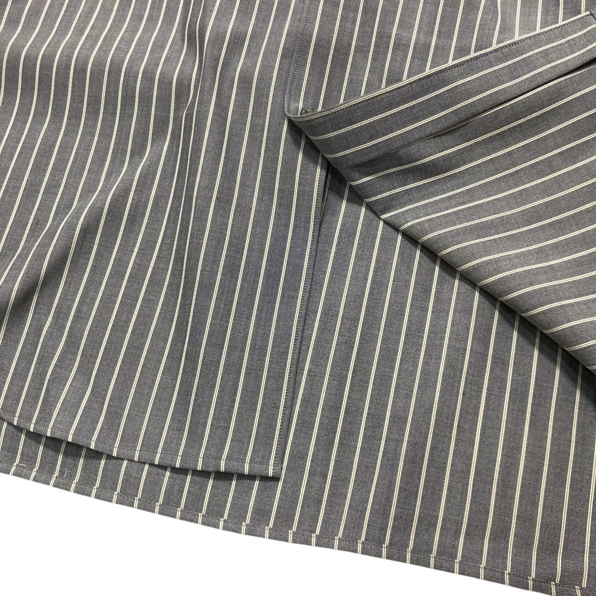 CORNIER(コルニエ) Super180's WOOL STRIPE SHIRTSストライプシャツ