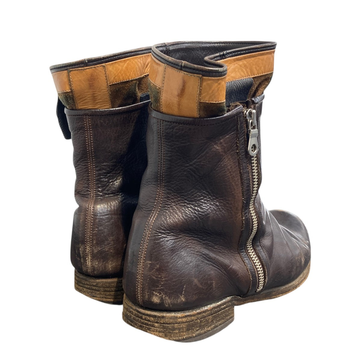 MIHARA YASUHIRO(ミハラヤスヒロ) サイドジップブーツ ブラウン サイズ