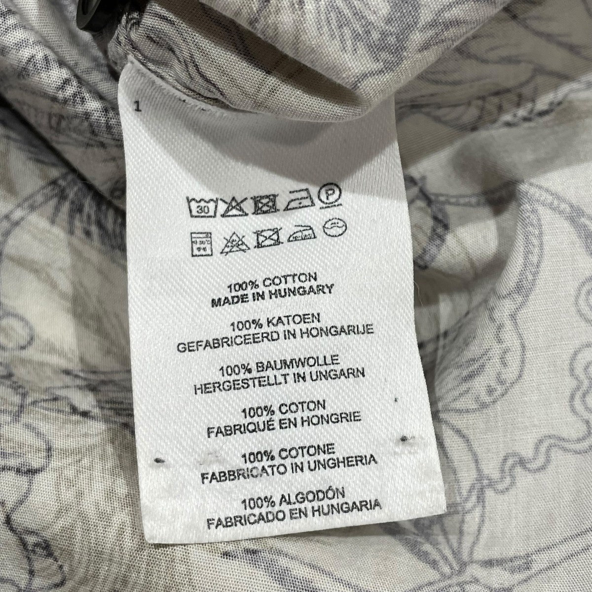 DRIES VAN NOTEN(ドリスヴァンノッテン) 23AWボタニカルシャツ カーキ