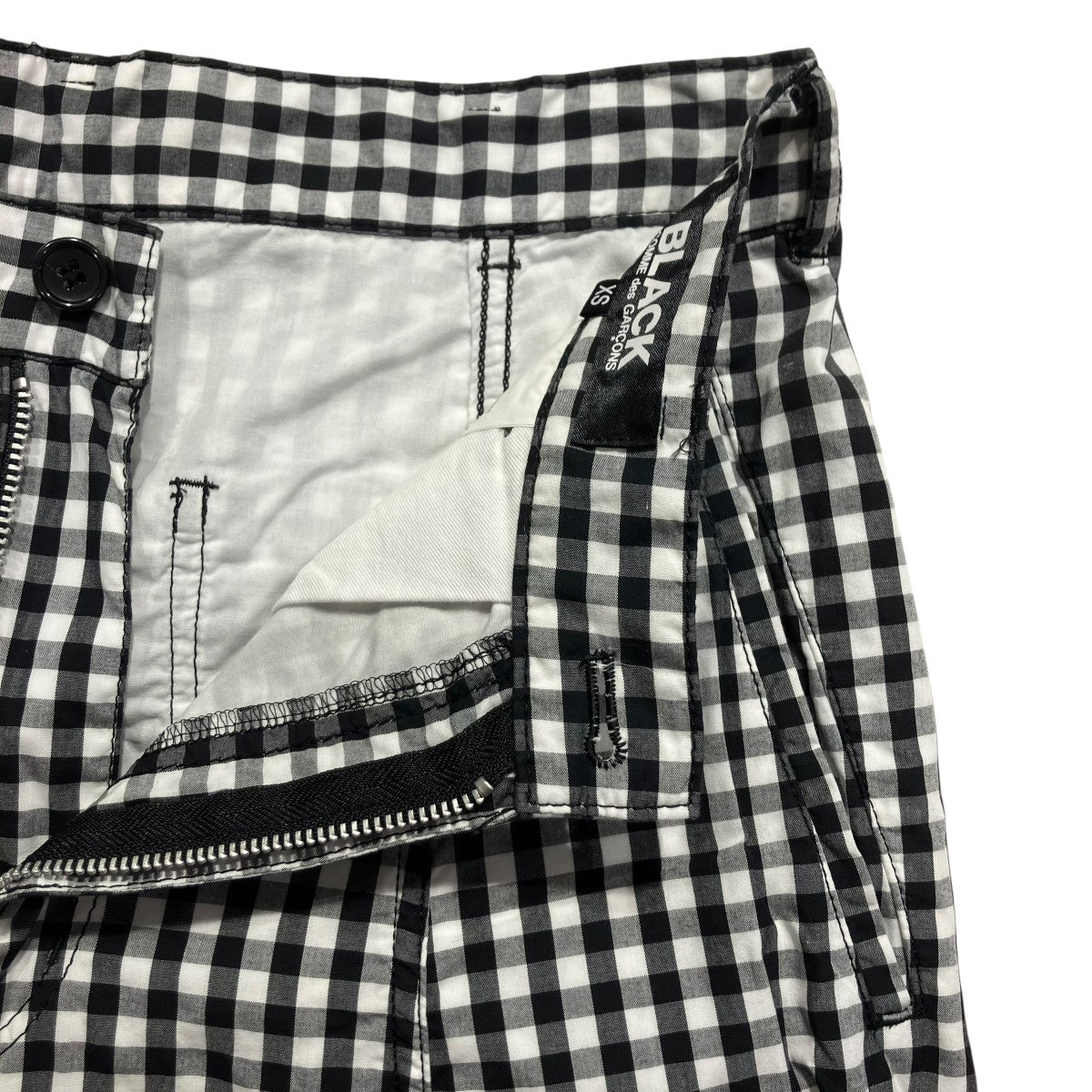 BLACK COMME des GARCONS(ブラックコムデギャルソン) チェックサルエル