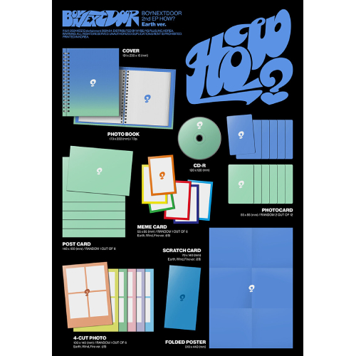 BOYNEXTDOOR - HOW? [2nd EP Album/3種のうち1種ランダム発送] | 韓国