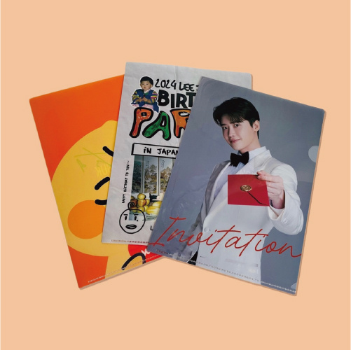 クリアファイル3種セット【2024 LEE JONG SUK Birthday Party in Japan
