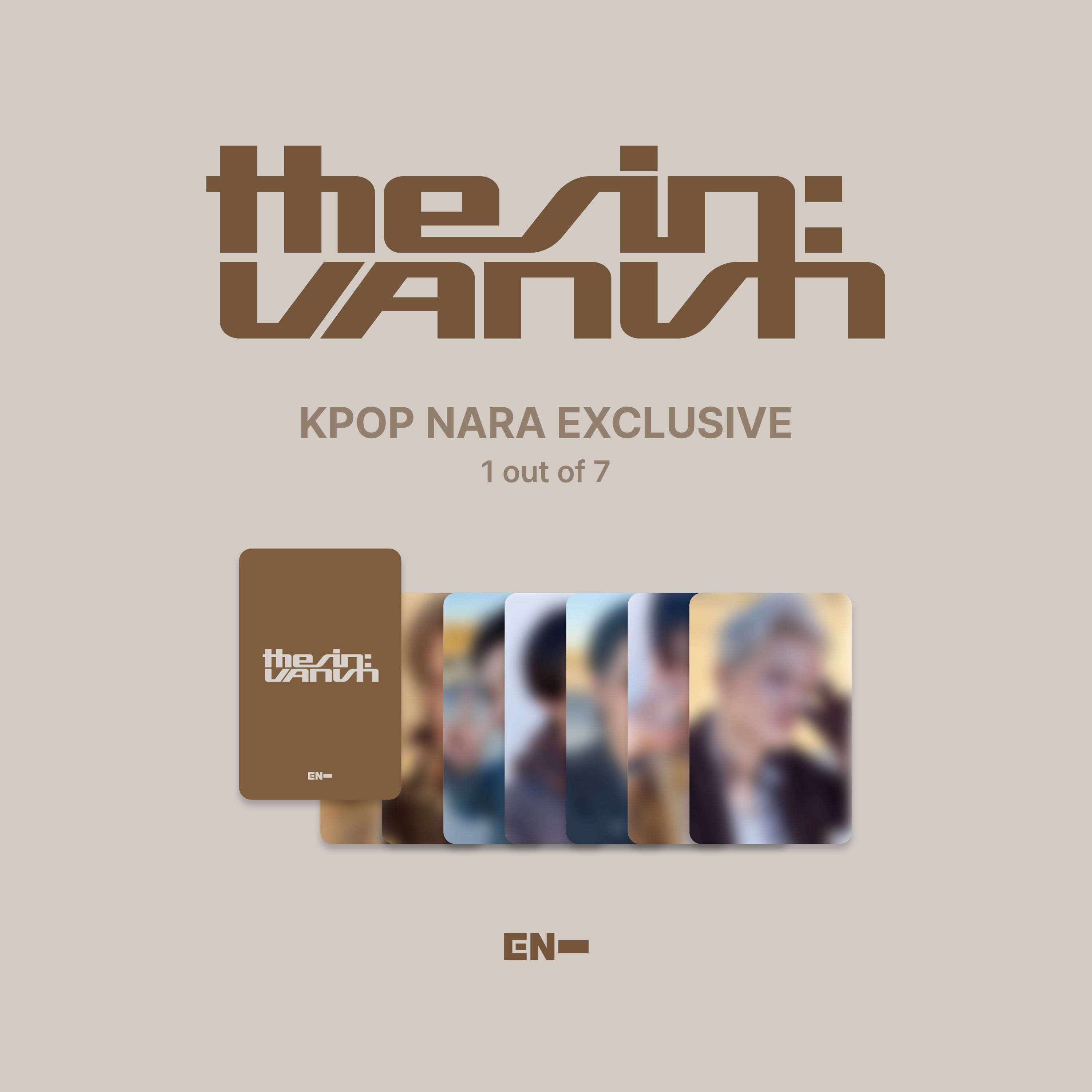 ENHYPEN - THE SIN : VANISH [FUGITIVES VER.] [KPOP NARA EXCLUSIVE