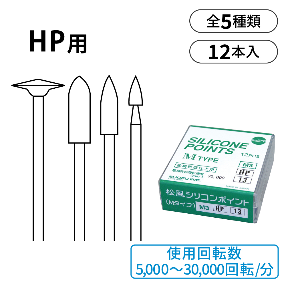 松風 シリコンポイントMタイプHP【商品詳細】 - 歯科・技工材料の通販
