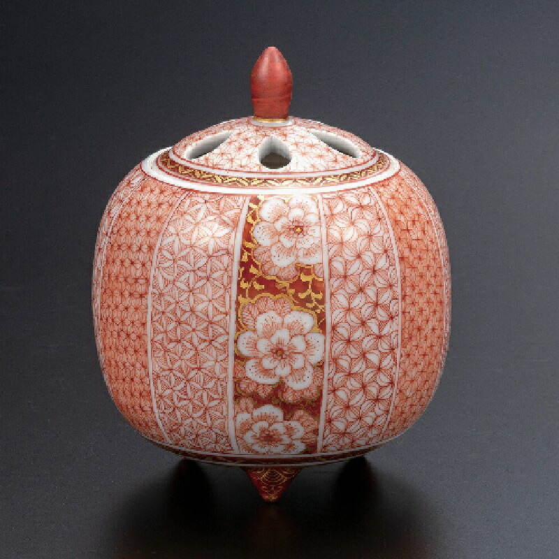 楽天市場】九谷焼 香炉 赤絵細描宝尽くし文 福島礼子 : 九谷焼 ほんだ