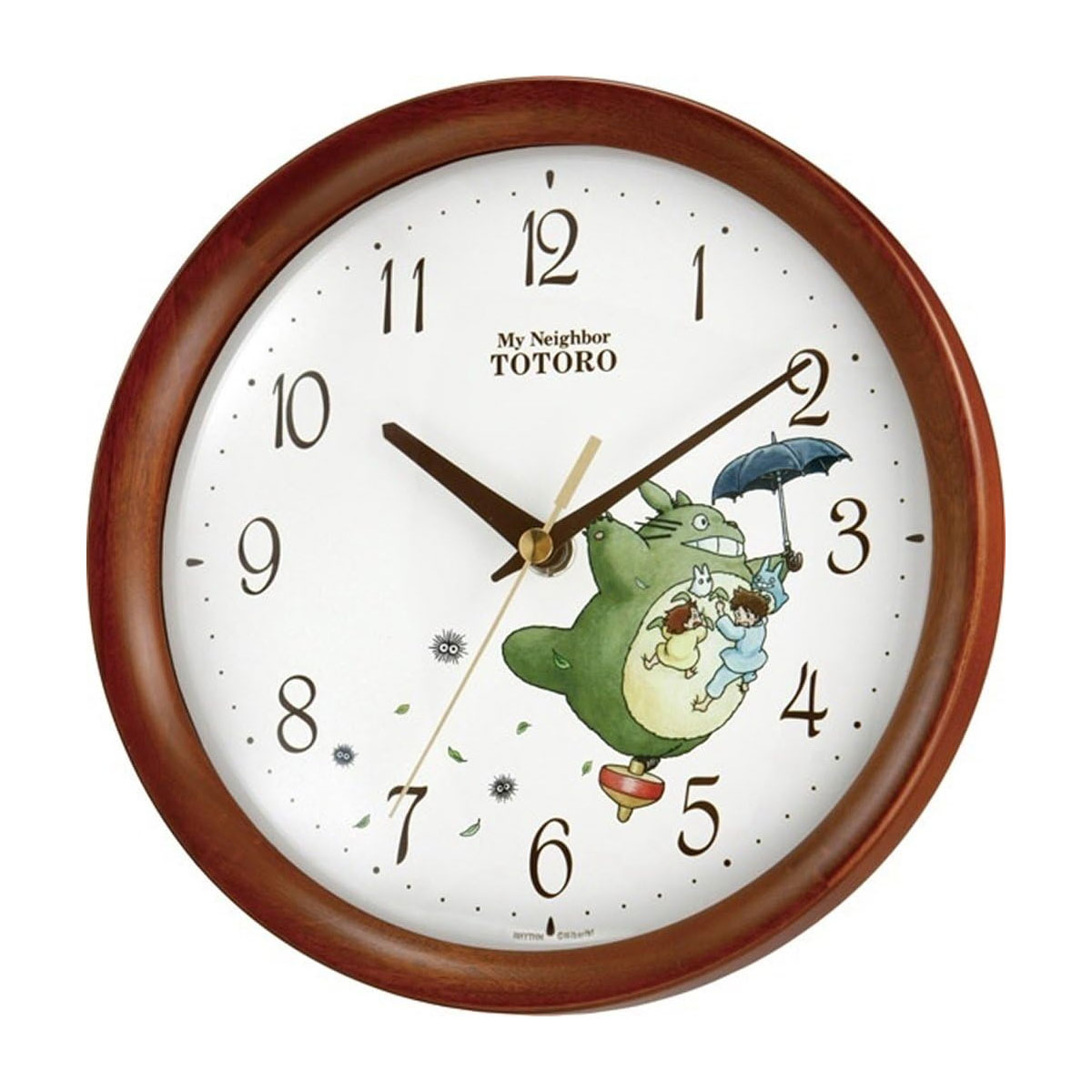 楽天市場】壁掛けフック特典有☆となりのトトロ 掛け時計 トトロM898
