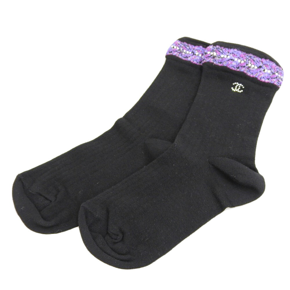 楽天市場】【未使用品】【アパレル】CHANEL シャネル ソックス 靴下