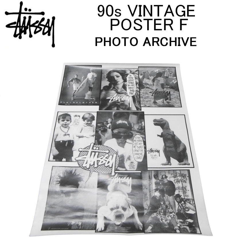楽天市場】ステューシー ポスター STUSSY 90s VINTAGE POSTER Bアート