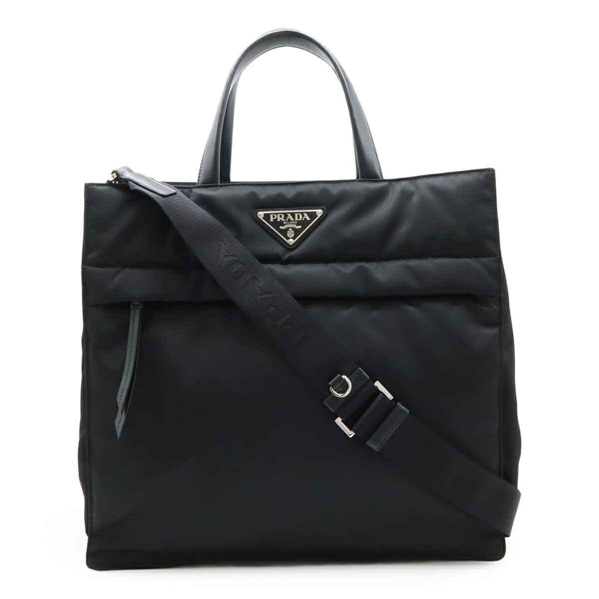 楽天市場】【美品】プラダ 【PRADA】テスート トライアングルロゴ