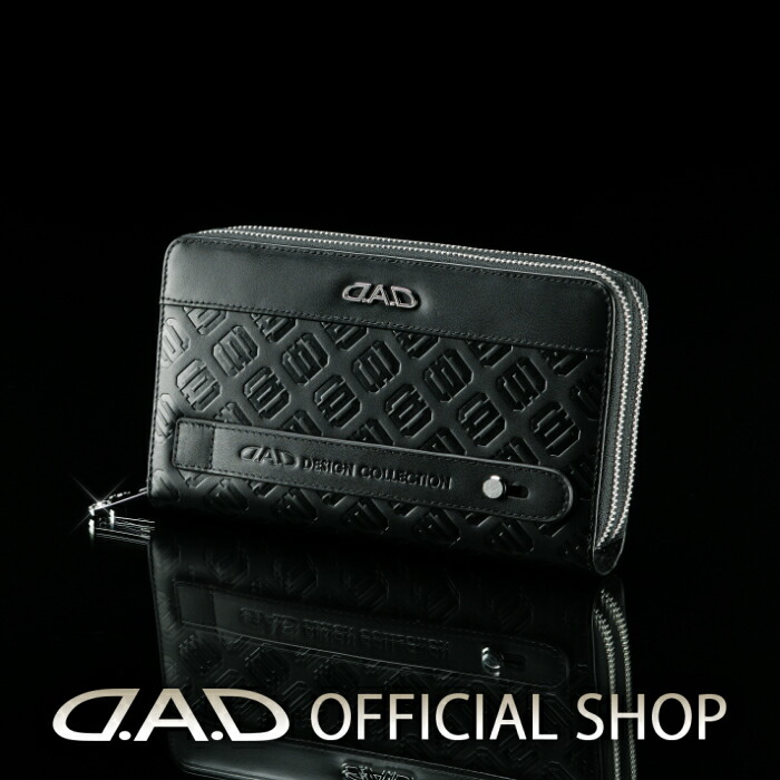 楽天市場】D.A.D ウォレット(財布) LE051-01 モノグラムレザーブラック