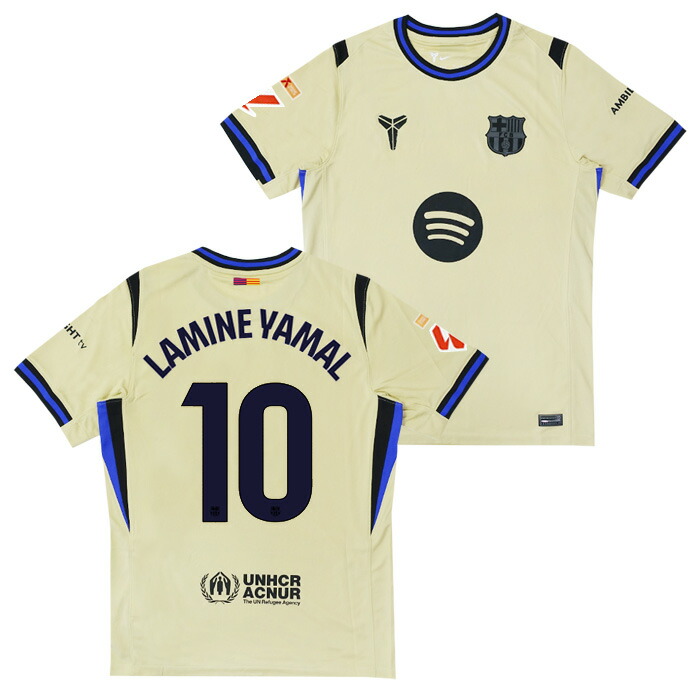 楽天市場】○FCバルセロナ 25-26 アウェイ 半袖 ユニフォーム No.8