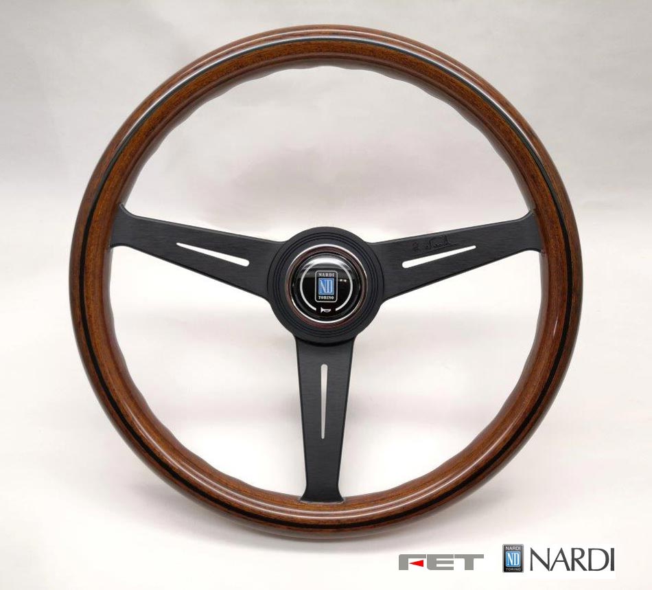 楽天市場】NARDI ナルディ N771 ウッド&ブラックスポーク ディープ