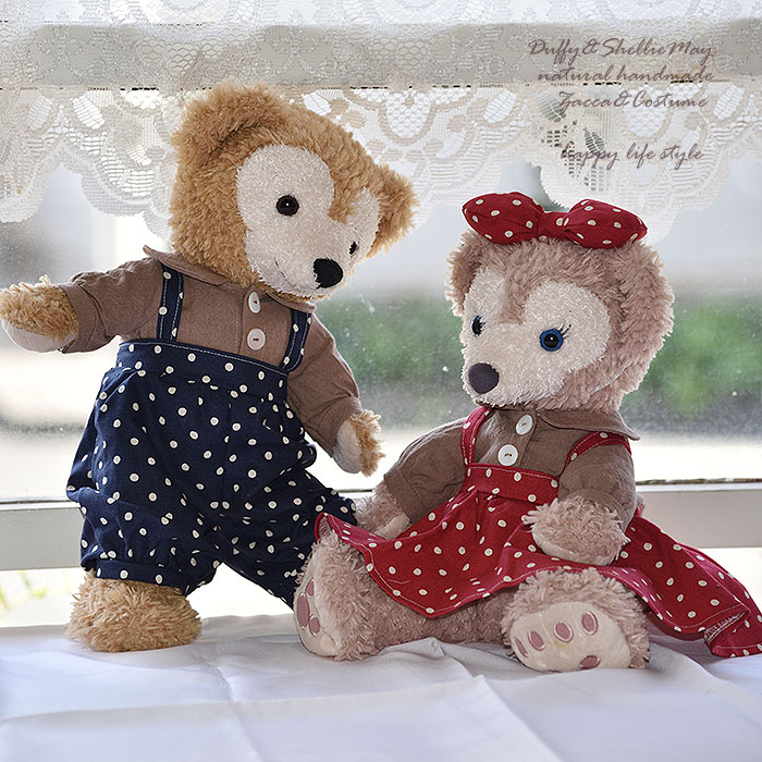 楽天市場】ダッフィー コスチューム グッズ シェリーメイ Sサイズ 43cm