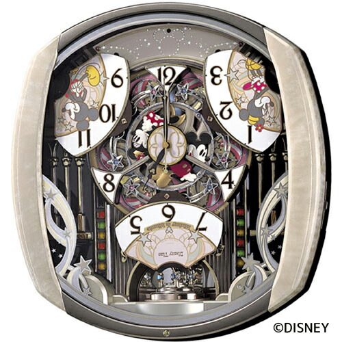 楽天市場】ディズニー 電波 時計 FW579W ディズニー からくり時計 電波