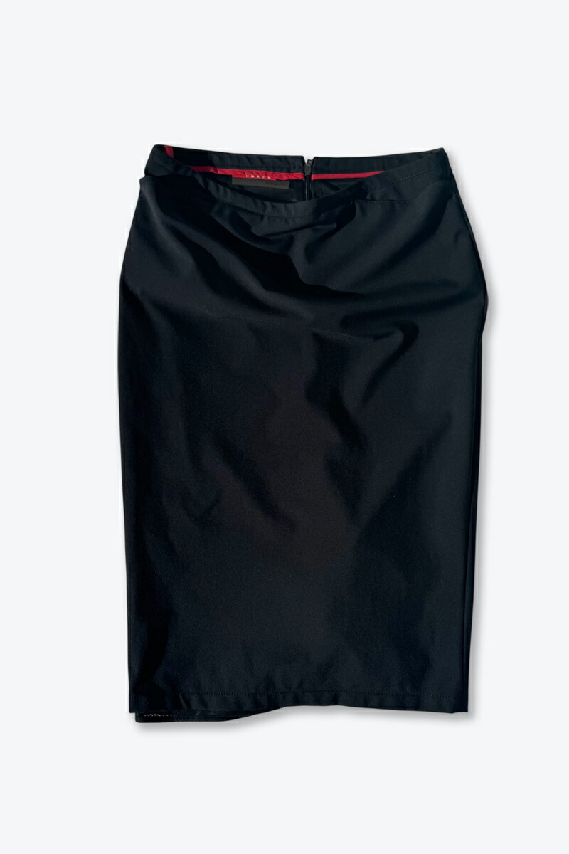 楽天市場】PRADA プラダ タグ付き チェック柄 シルク フレア ひざ上丈