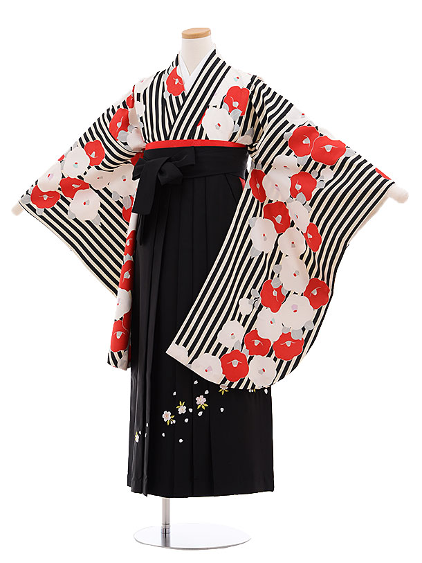 楽天市場】【レンタル】小学生卒業式袴レンタル（女の子）9594黒