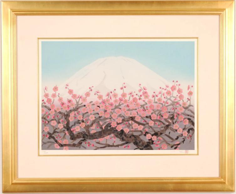 楽天市場】中島千波 醍醐桜 桜 絵画 和風 岡山県真庭郡落合町 日本画家