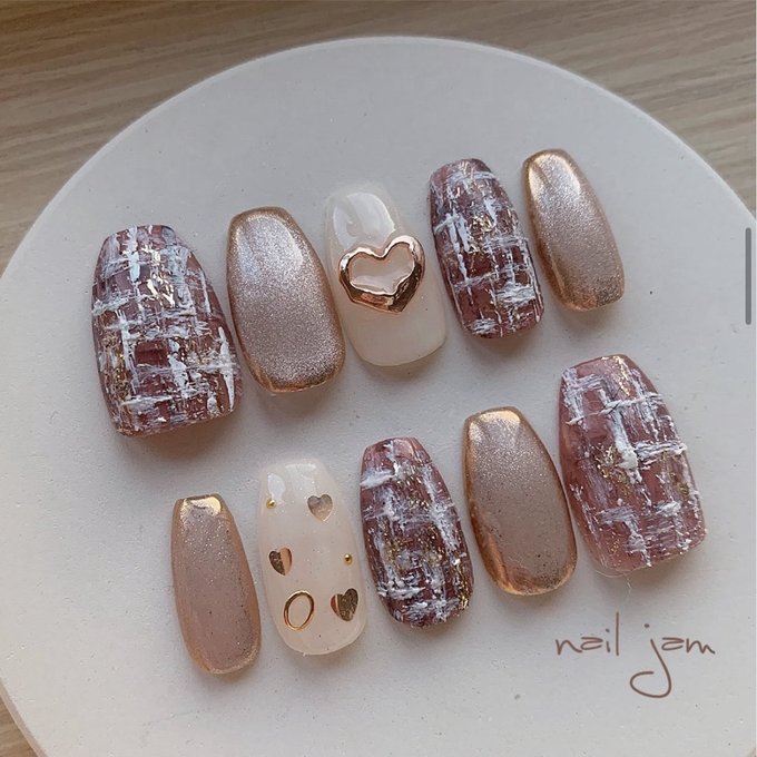 楽天市場】＼ 即日発送 ／ ネイルチップ フリーサイズ くすみピンク