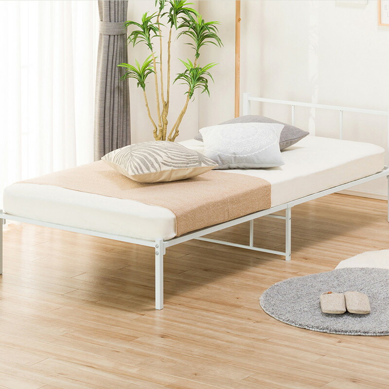 シングルパイプベッド(バジーナFV2） ニトリ 【玄関先迄納品】 【1年