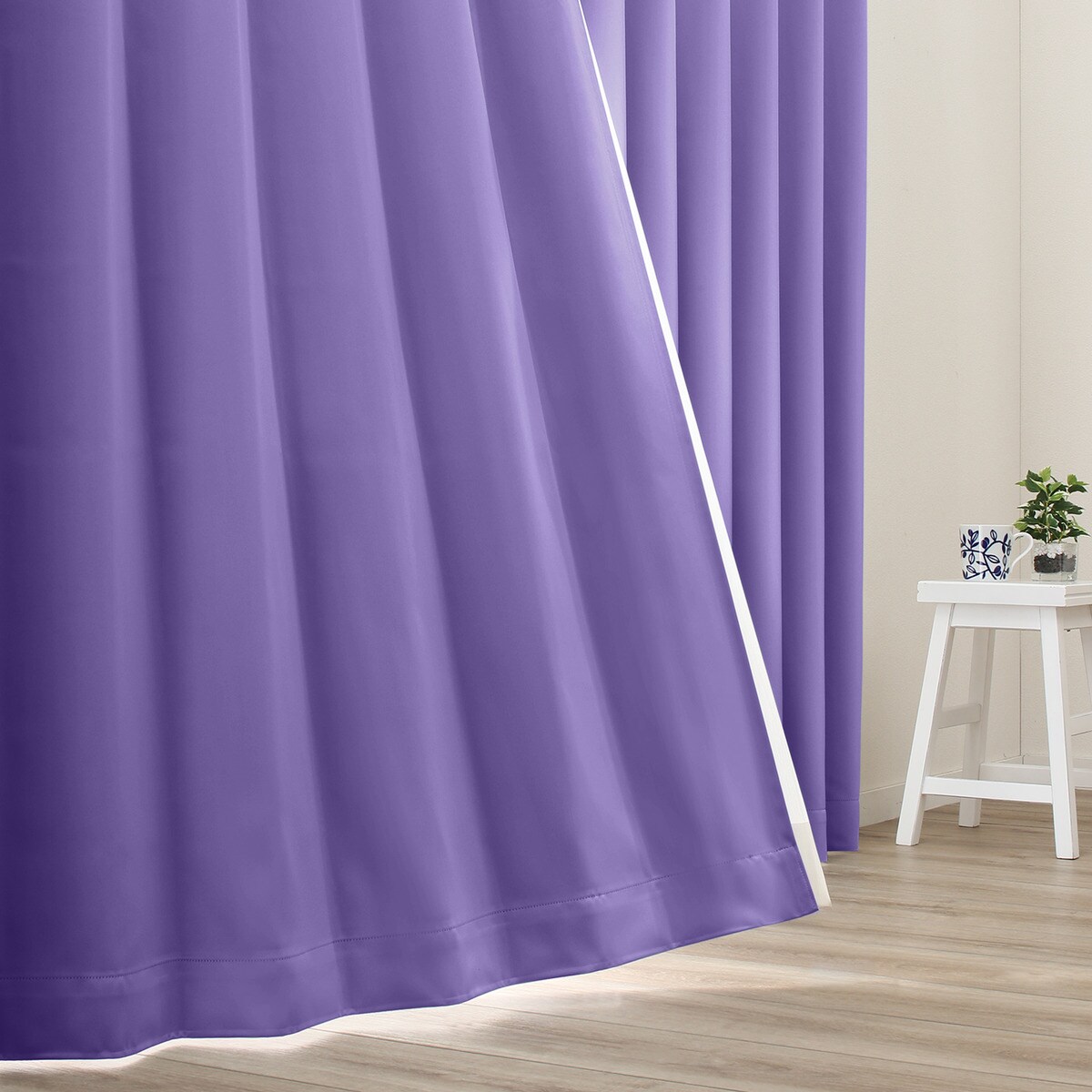 楽天市場】遮光1級・遮熱・防炎・156サイズ・44色カーテン パープル