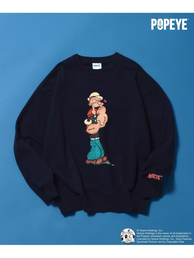 楽天市場】【POPEYE(TM)】CHARACTER PRINT SWEATSHIRT niko and