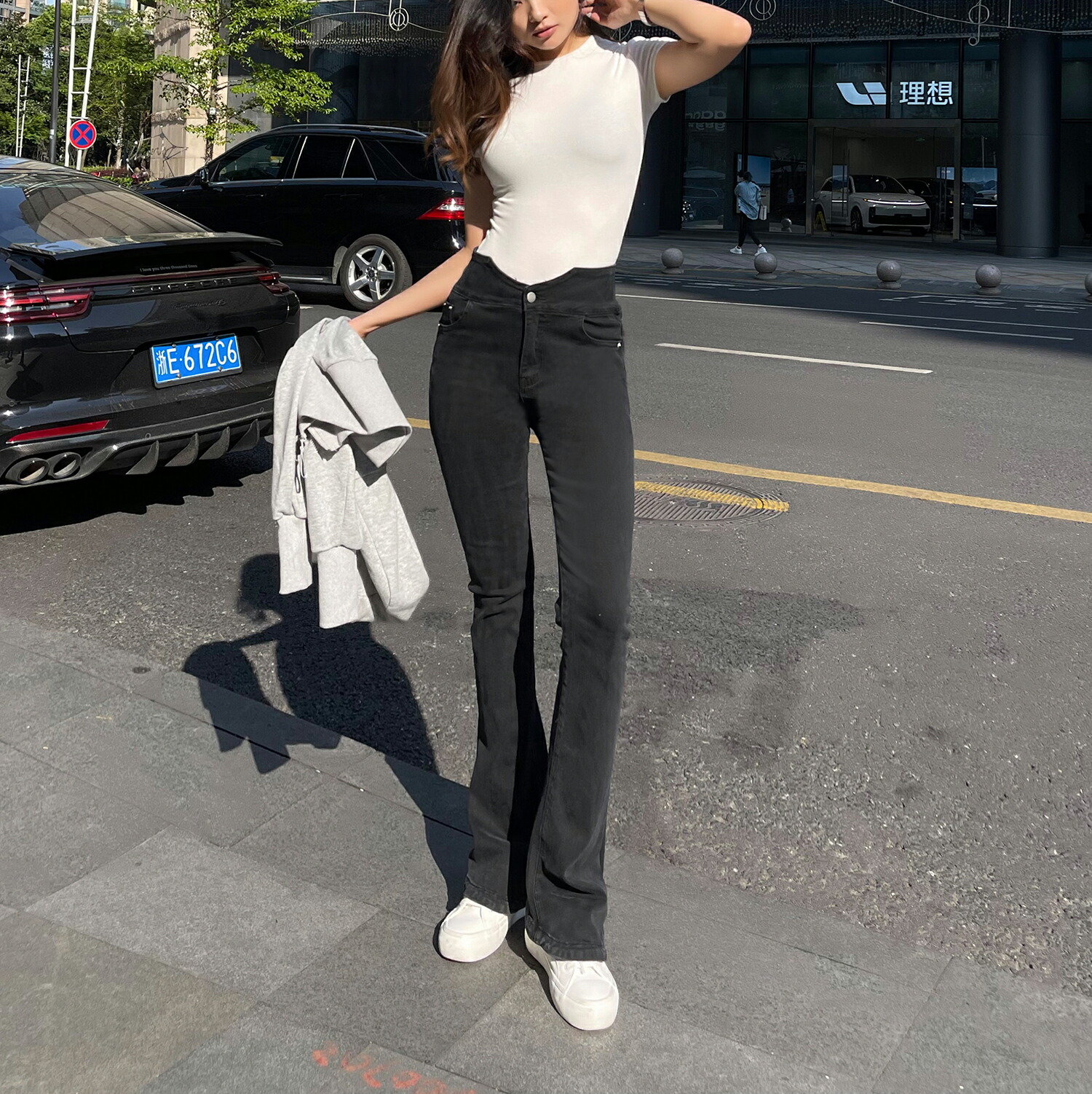 楽天市場】ブーツカットジーンズ. フレアジーンズ ブーツカットデニム