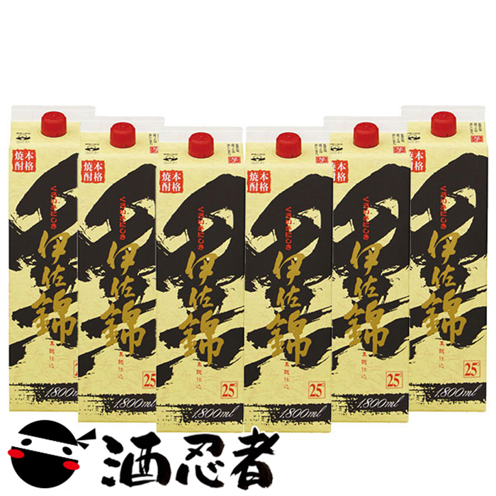 楽天市場】黒伊佐錦 芋焼酎 大口酒造 25度 1800ml パック 6本セット